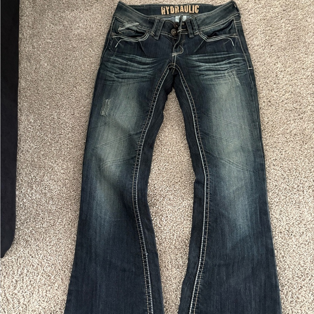Hydraulic Women's Dark Indigo Flare Jeans